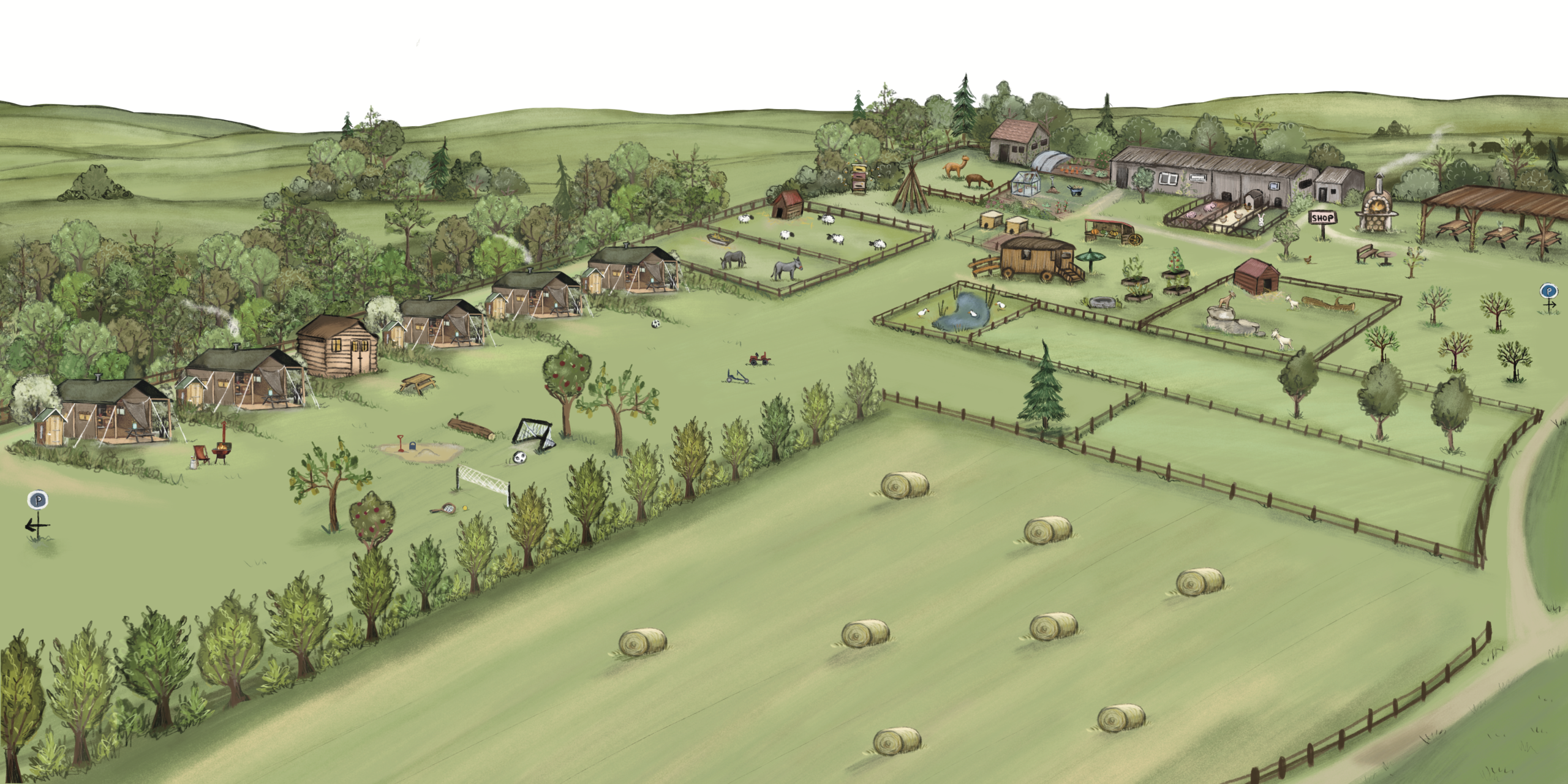 02 colored Illustration La Contree des Minis