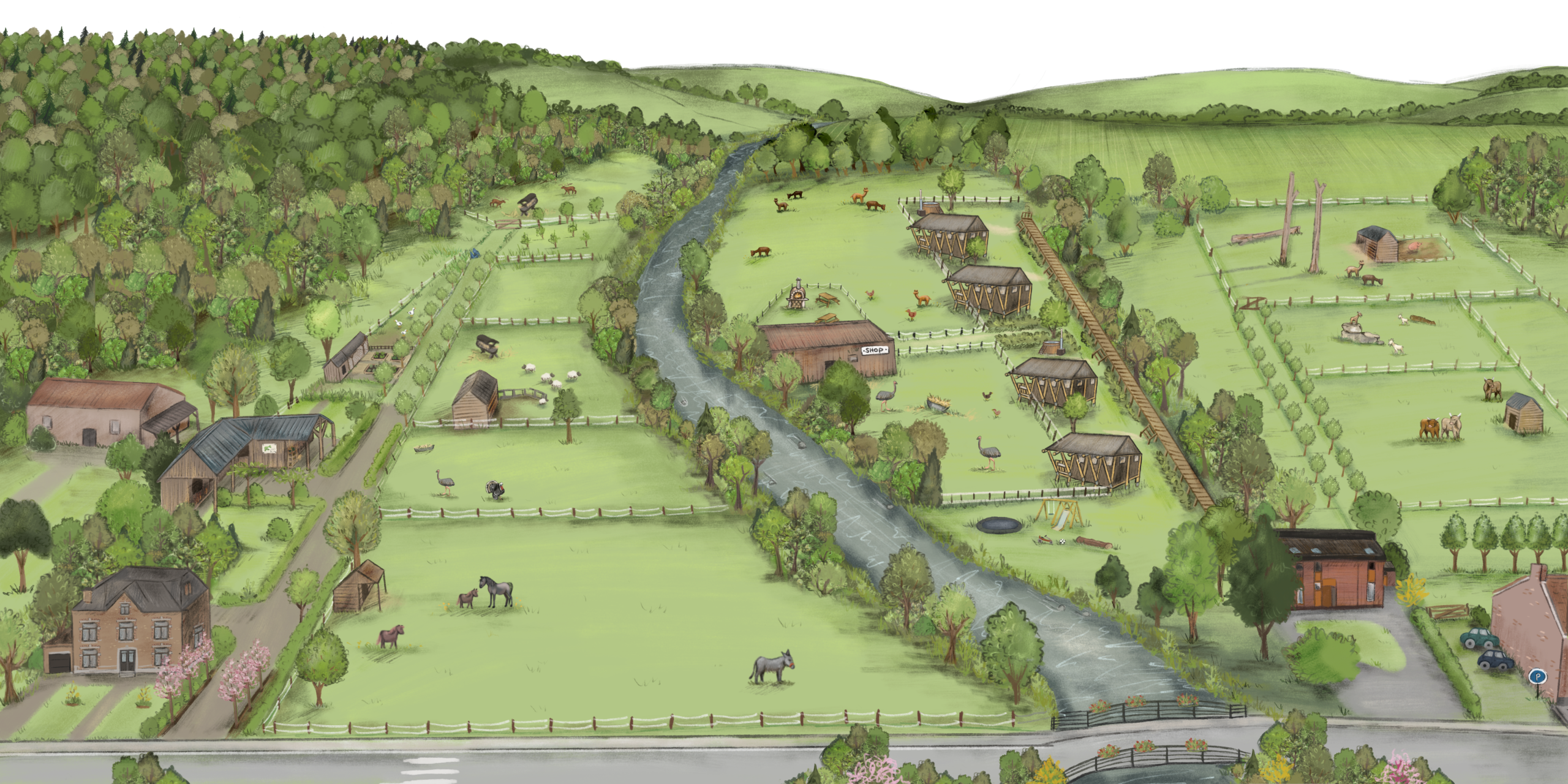 FR illustration ferme des 3 Centenaires
